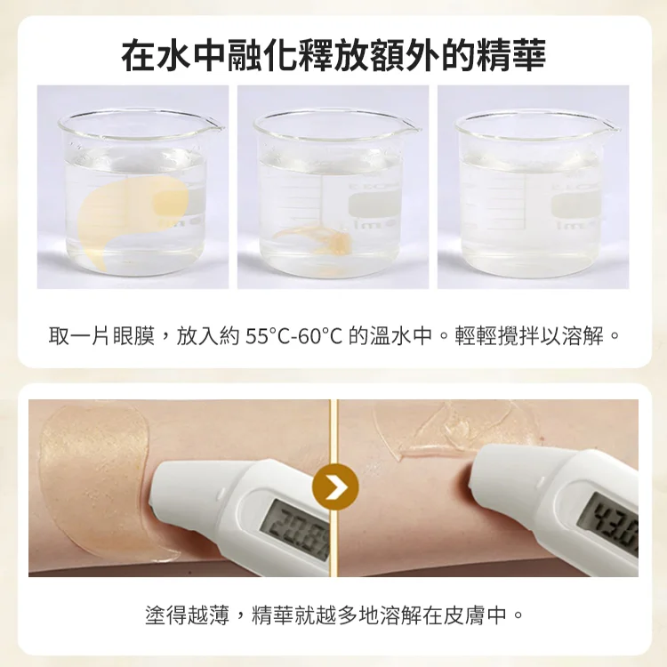 滬美24K黃金瑩潤眼膜，美容院同步使用 輕鬆解決各種眼部問題