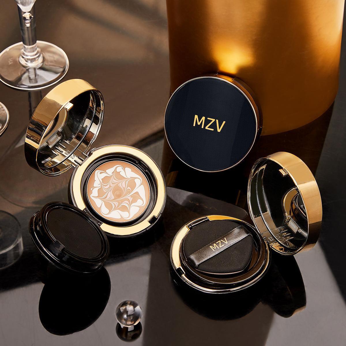 【一拍秒變奶油肌】三色拉花氣墊粉餅bb霜二合一 遮瑕保濕提亮去黃 斑點痘印黑眼圈全遮蓋 油皮不出油 乾皮不卡粉