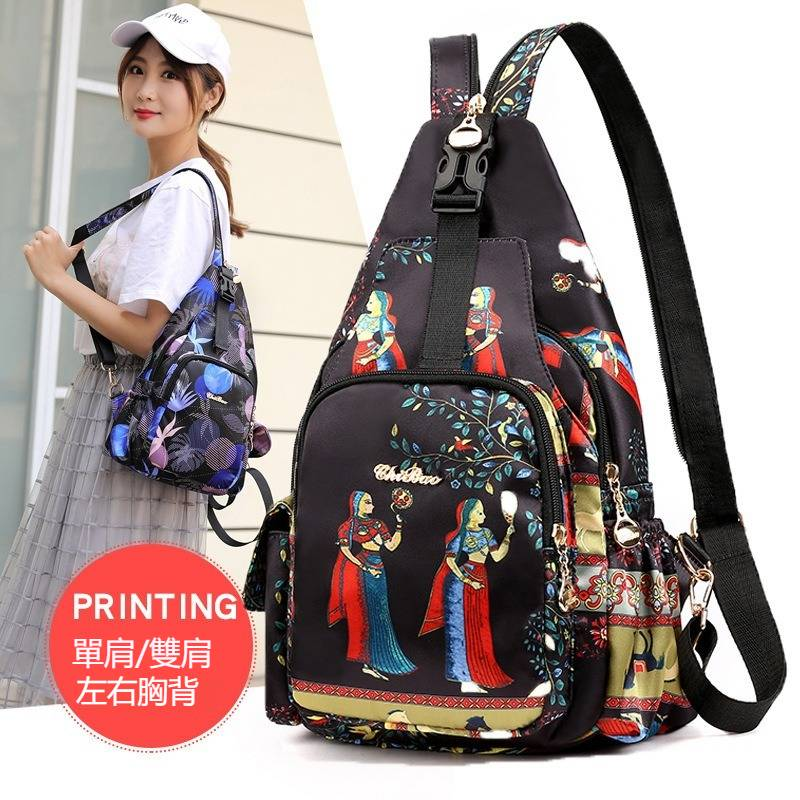 輕量防水印花多功能背包 輕量防水印花多功能背包